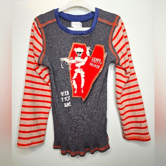 Mud Pie Halloween Boys shirt 4T-5T - Picture 2 of 3